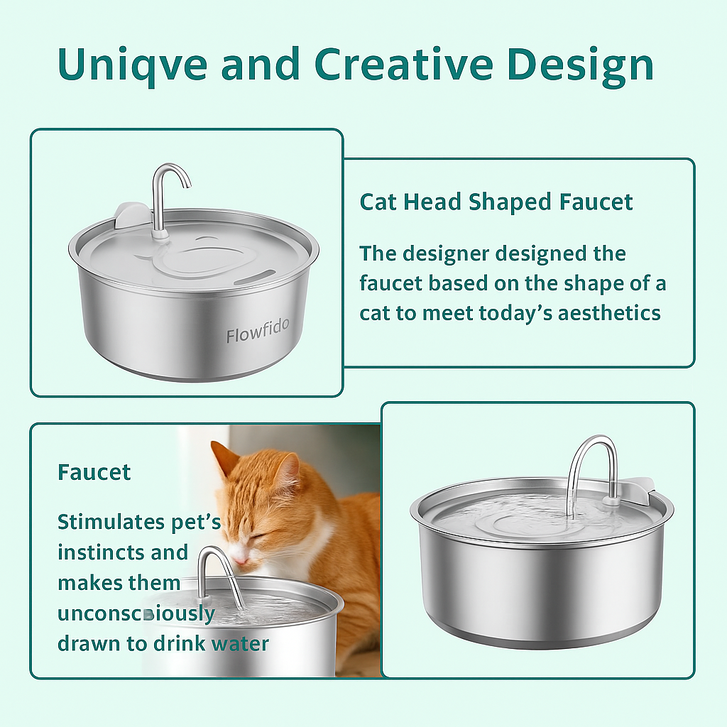 FlowFido Pet Water Fountain™